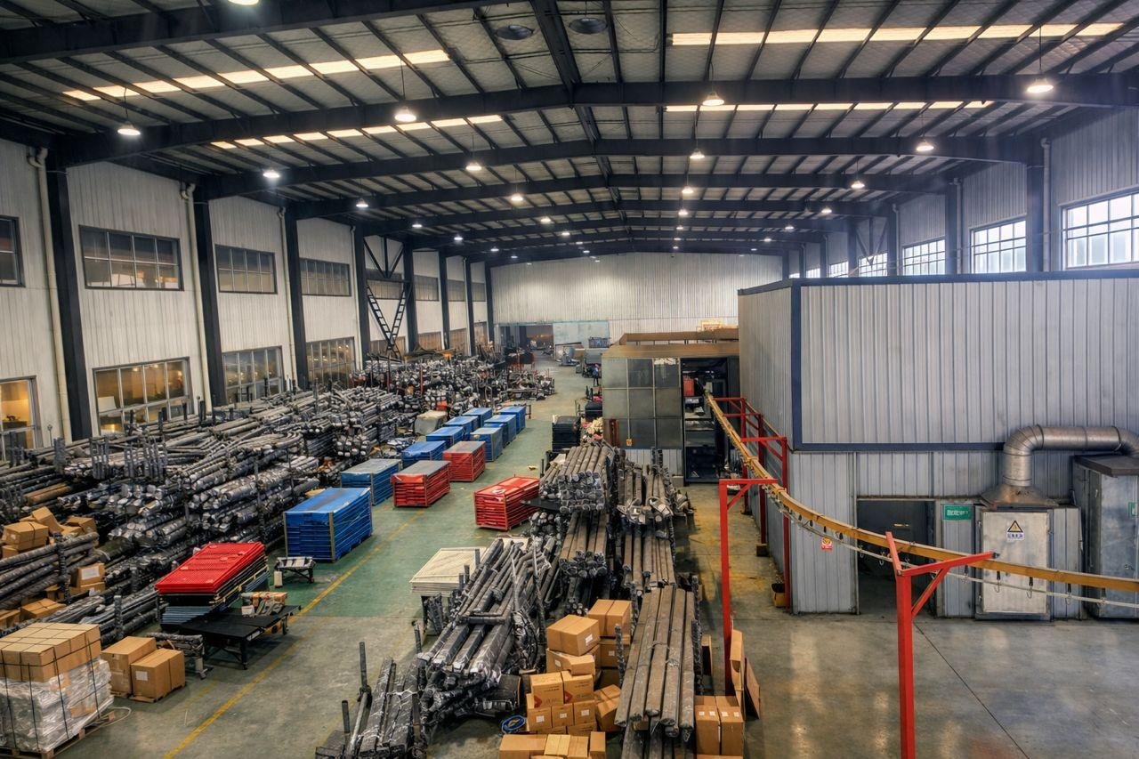 Steel tube manufacturing workshop