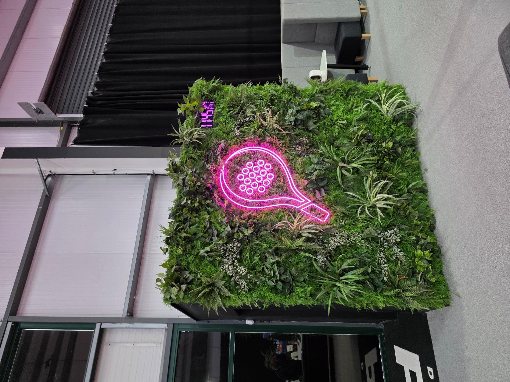 Logo Decoration Grass Wall