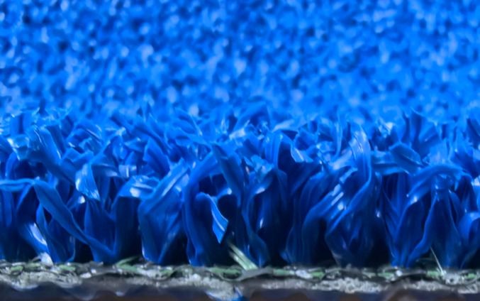 Padel Turf fiber close-up
