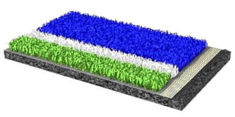Padel Turf layer structure